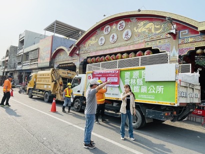 定時定點清垃圾 鄉親方便都「呵咾」